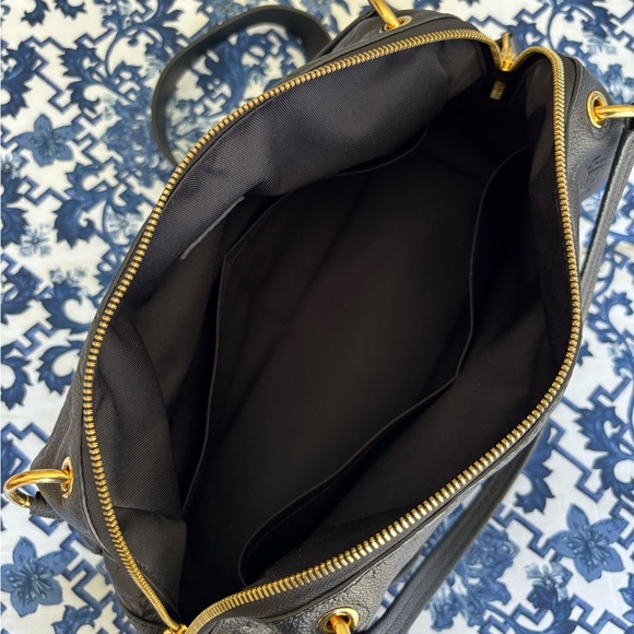 LOUIS VUITTON PONTHIEU PM BLACK HANDBAG - Picture 10 of 12